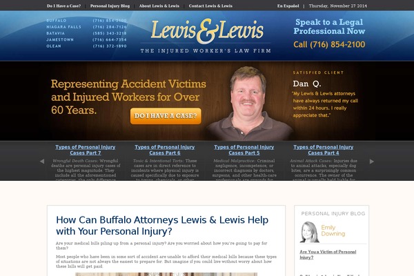 lewislaw.com site used Landl