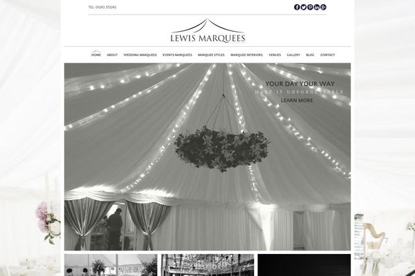 lewismarquees.com site used Gumbyhtml5