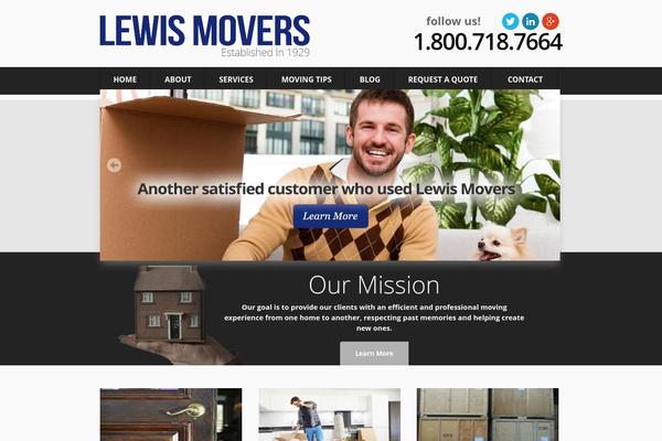 lewismovers.ca site used Lewismovers