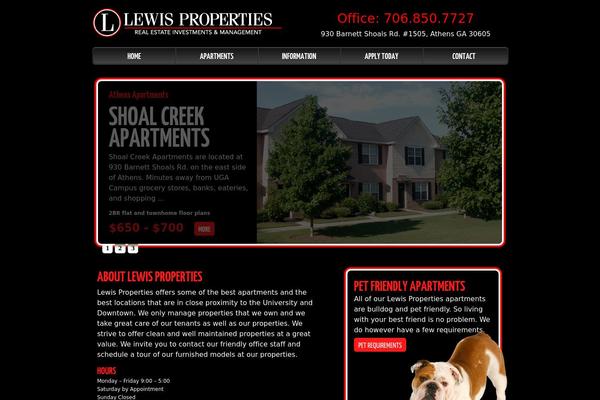 lewispropertiesathens.com site used Lewis