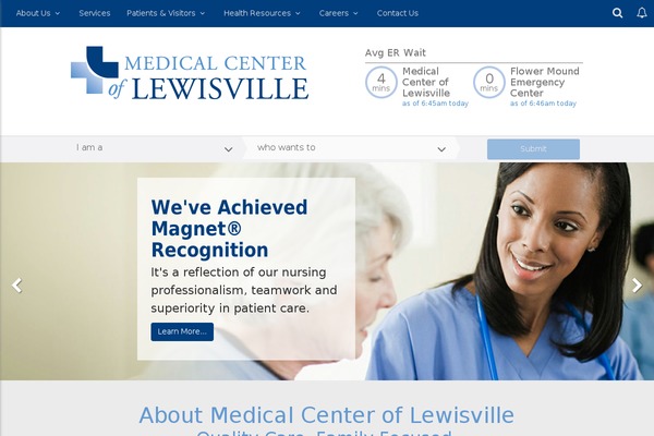 lewisvillemedical.com site used Lvm