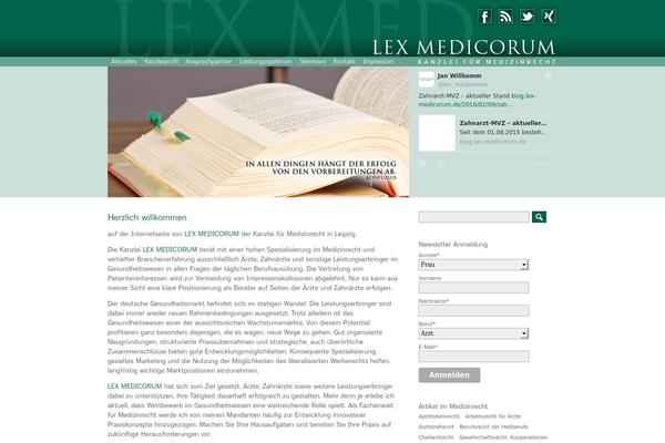 lex-medicorum.de site used Lexmed2011