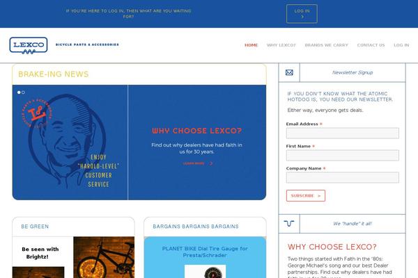 lexcobike.com site used Lexco-html5