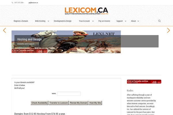 lexicom.ca site used Souffle