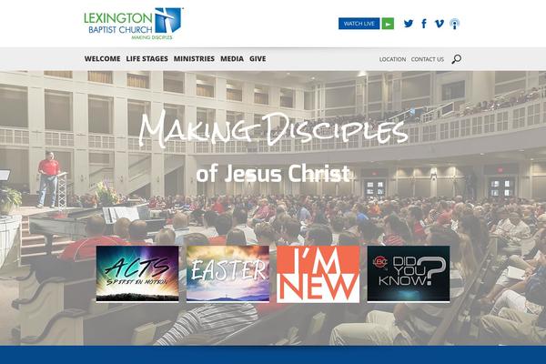 lexingtonbaptist.org site used Lexington-baptist-church-sc