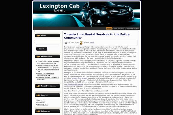 lexingtoncab.com site used Conexi