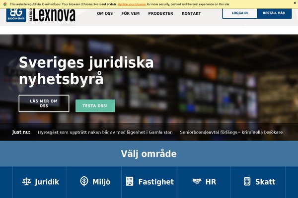 lexnova.se site used Lexnova