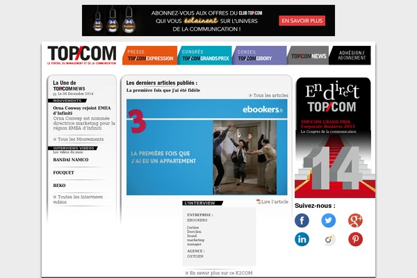 lexpressiontopcom.fr site used Topcom