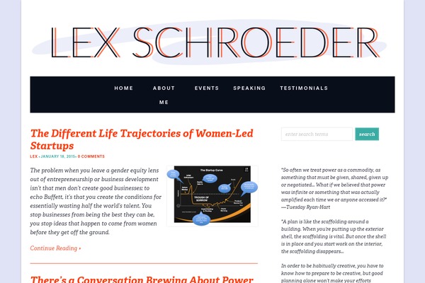 lexschroeder.com site used Wp-professional-child