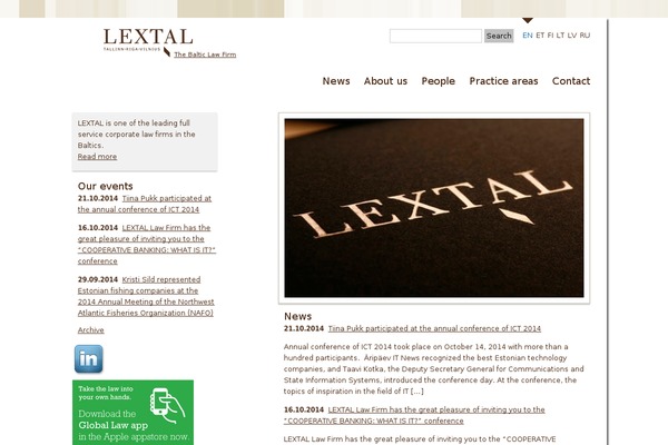 lextal.eu site used Lextal