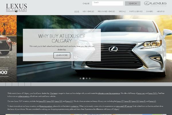 lexusofcalgary.com site used Lexus-of-calgary