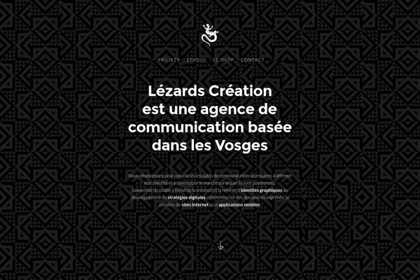 lezardscreation.fr site used Lezardscreation