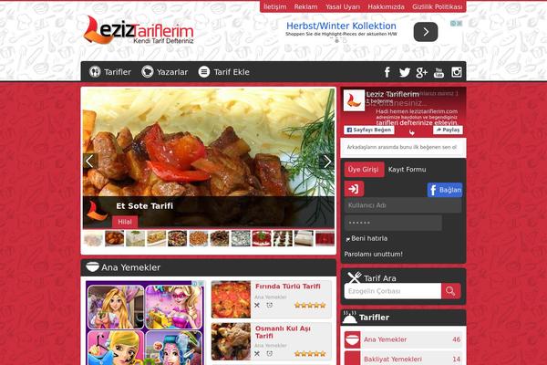 leziztariflerim.com site used Wpgurme-22