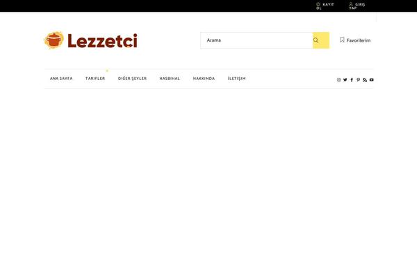 lezzetci.com site used Easymeals