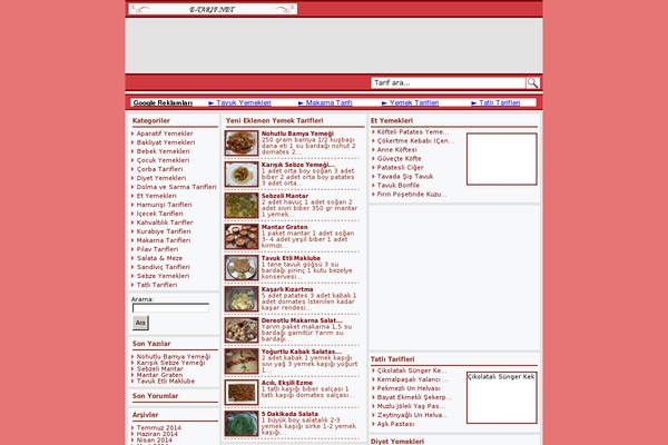lezzetduragi.org site used Wb-tarif