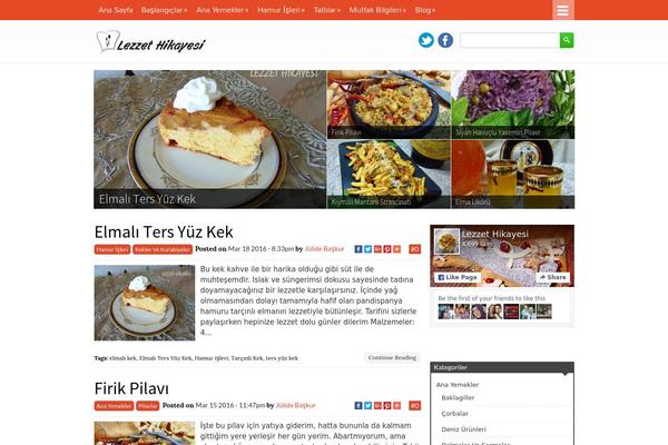 lezzethikayesi.com site used Tastyfood-codebase