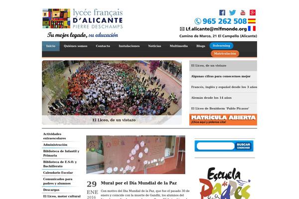 lfalicante.org site used Liceo