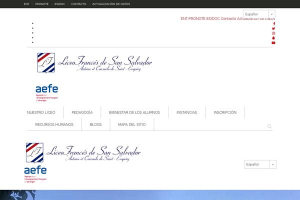 lfelsalvador.org site used Liceo-frances