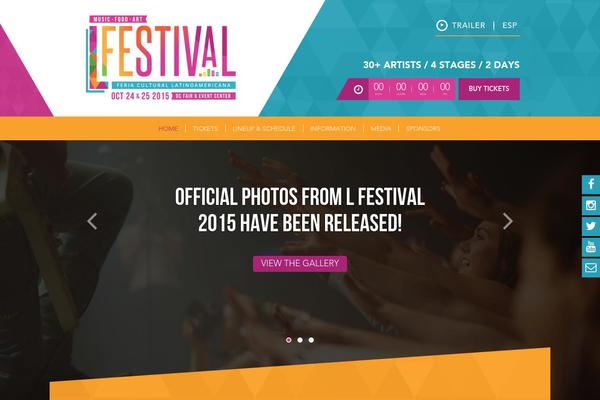 lfestival.com site used Theme-2016