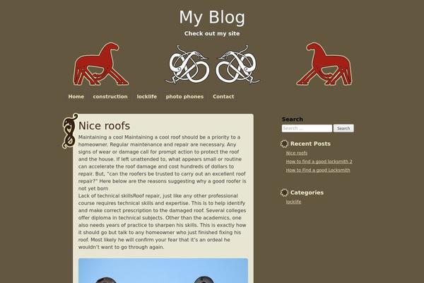 WordPress website example screenshot