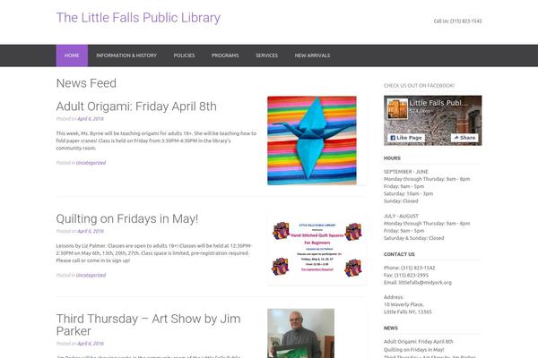 WordPress website example screenshot