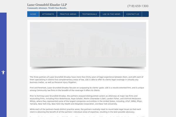 WordPress website example screenshot