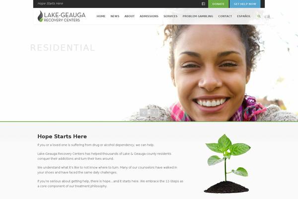 Gaea-child theme site design template sample