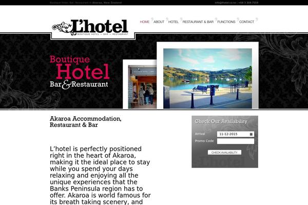 lhotel theme websites examples