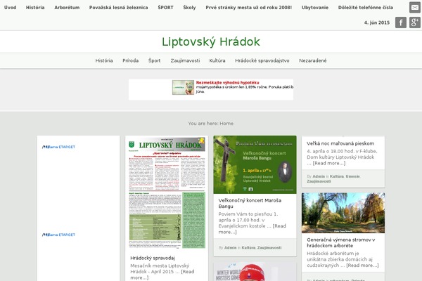 WordPress website example screenshot