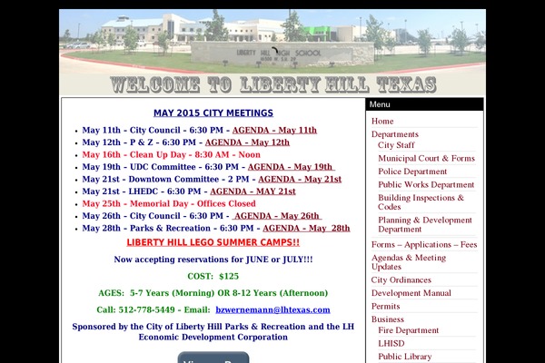 WordPress website example screenshot