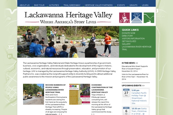 WordPress website example screenshot