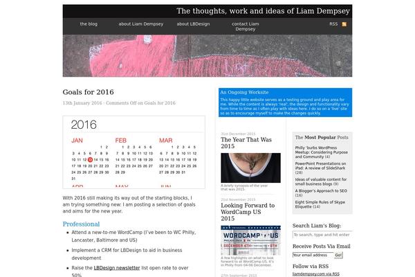 liamdempsey.com site used Liamdempsey