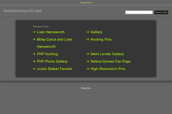 liamhemsworth.net site used Omm_liam