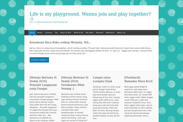 WordPress website example screenshot