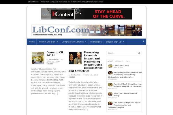 libconf.com site used Libconf-2014