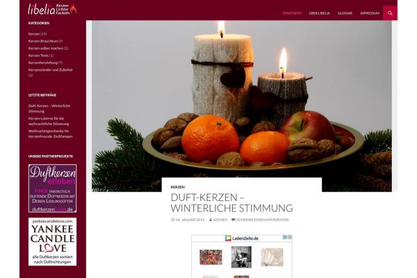 Site using Ditty News Ticker plugin