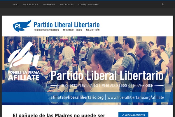 liberallibertario.org site used Liberallibertario
