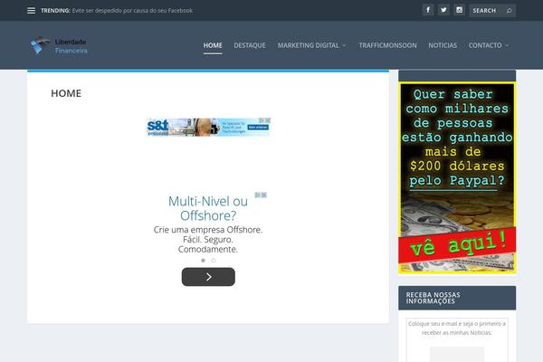 WordPress website example screenshot