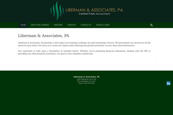 libermancpa.com site used Earth Pro