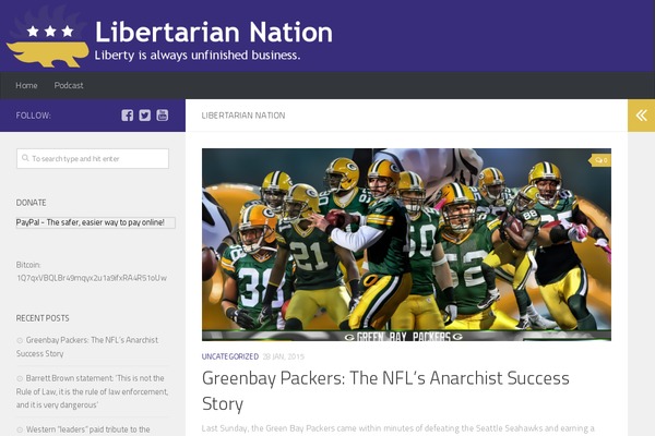 libertariannation.com site used Hueman