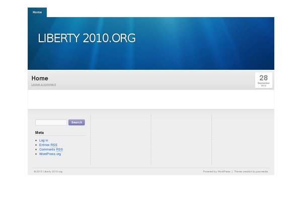 liberty2010.org site used Clear Style