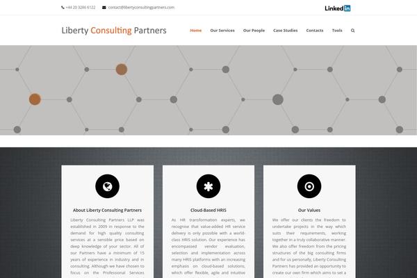 Total theme site design template sample