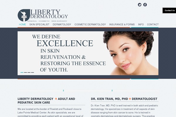 libertydermatology.com site used Blenton_wordpress