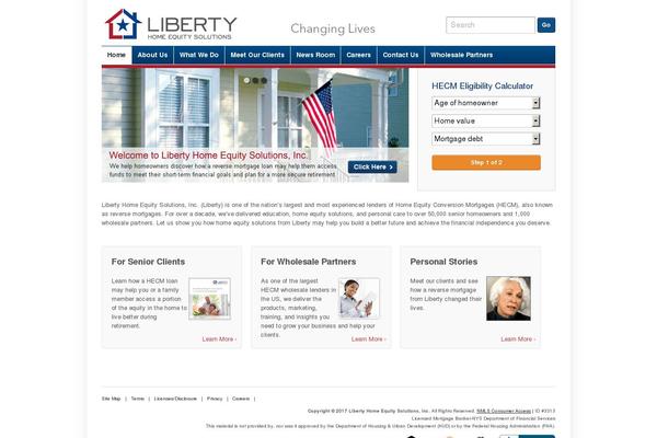 libertyhomeequity.com site used Brisk