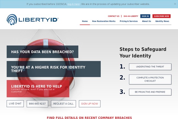 libertyid.com site used Libertyid