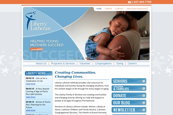libertylutheran.org site used Libertylutheran