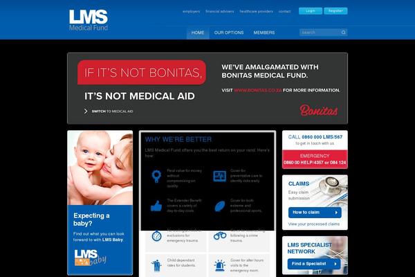 LMS theme site design template sample