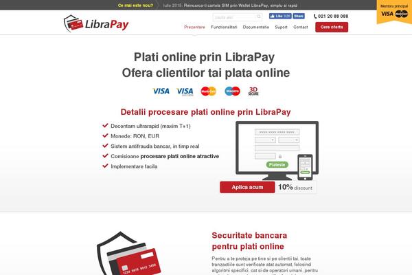 librapay.ro site used Librapay