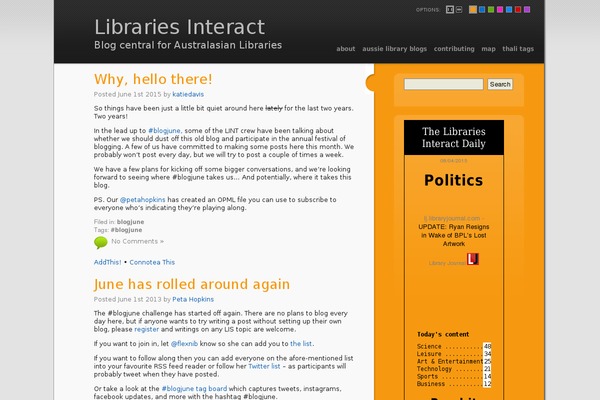librariesinteract.info site used Skittlish-theme_1.06_widgets