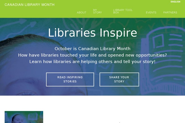 librarymonth.ca site used Parallax Pro